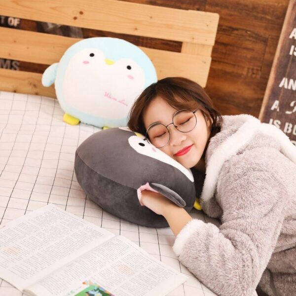 Cute Cartoon Plush Animal Hand Warmer Pillow - Image 4
