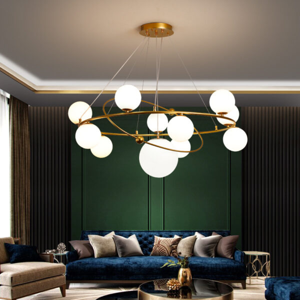 Modern Minimalist Children's Dining Room Personality Creative Fashion Chandelier - Image 2