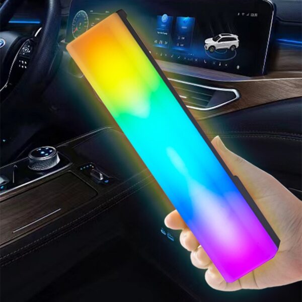 3D RGB Light Pick-up Table Top Ambiance Lamp Colorful Music Voice-activated Rhythm Light Home Decor For PC Game For Holiday Gifts - Image 8