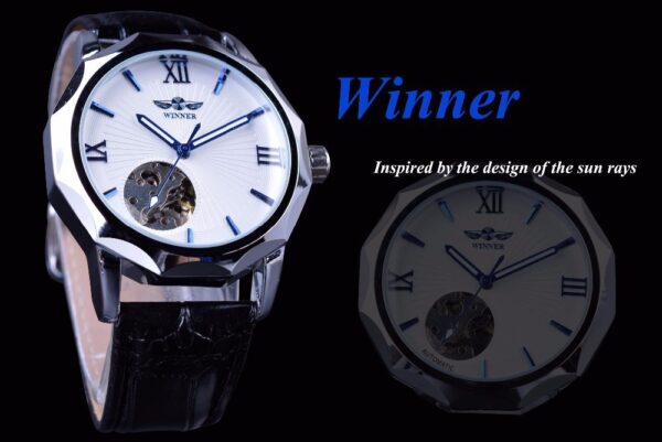 A factory selling hot money, WINNER authentic mechanical watches, men's mechanical watches - Image 3