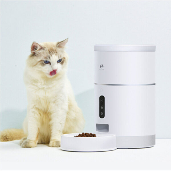 Pet Dog Cat Food Dispenser Bowl with Camera Wide Angle Automatic Pet Feeder Food Bowl APP Control Pet Accessories - Image 4