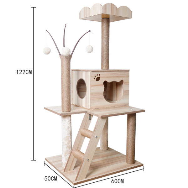 Cat Crawl Nest Scratching Board Tree Supplies Pet Toy Space Capsule - Image 10