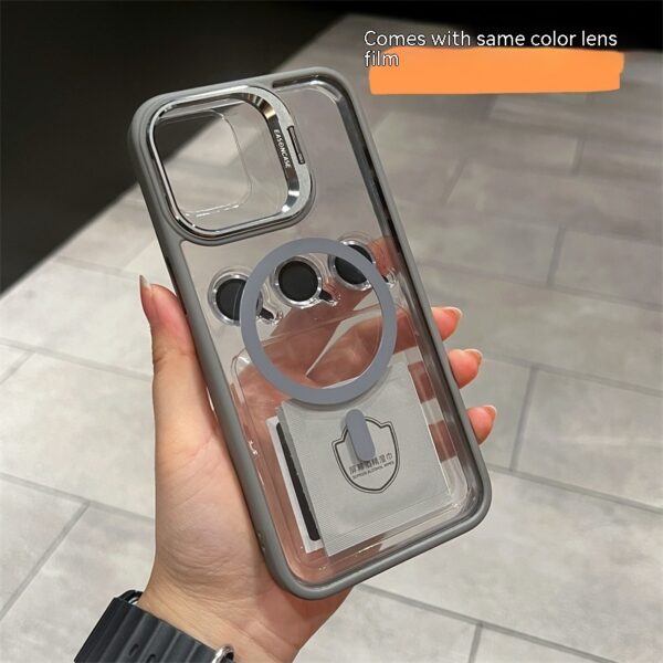 15 Lens Invisible Bracket Phone Case Magnetic Suction - Image 2