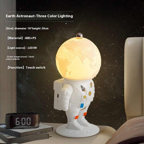 Creative Astronaut Moon Charging Astronaut Small Night Lamp - Image 6