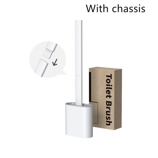 Creative Wall-Mounted Soft Brush With Cover For Toilet Washing - Image 9