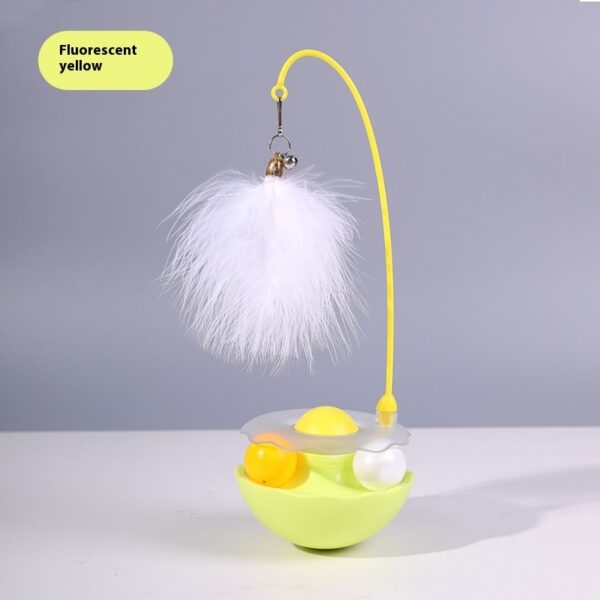 Cat Interactive Toy Funny Tumbler Toy Kitten Exercise Catching Leaky Food Ball Teaser Feather Wand Toys For Cat Accessories Pet Products - Image 6