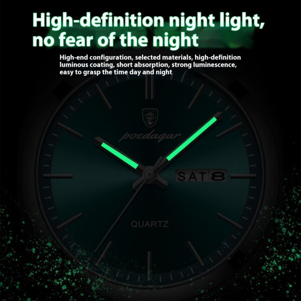 Ultra-thin Men's Watch Waterproof Luminous Quartz Watch - Image 3