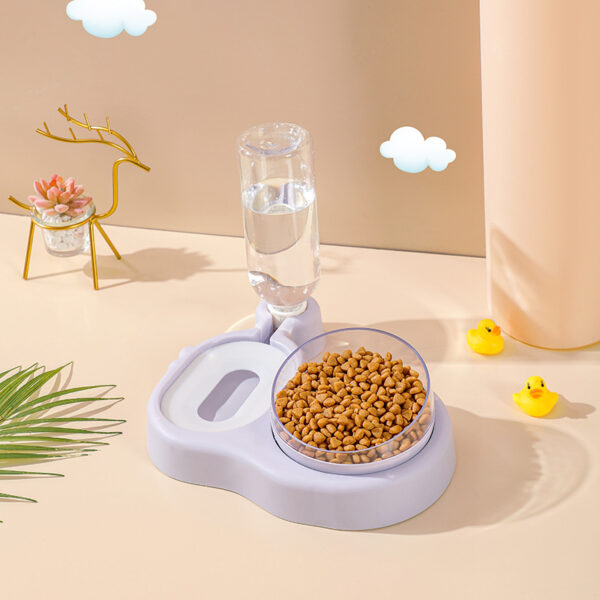 Double Bowl Automatic Pet Bowl Feeder Cat Waterer - Image 8