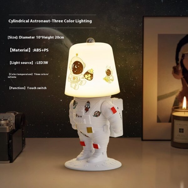 Creative Astronaut Moon Charging Astronaut Small Night Lamp - Image 7