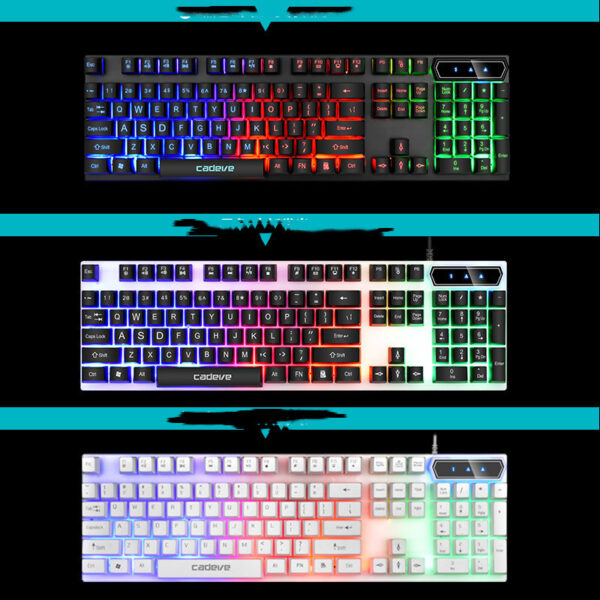 Colorful Backlit Gaming Usb Wired Gaming Keyboard - Image 3
