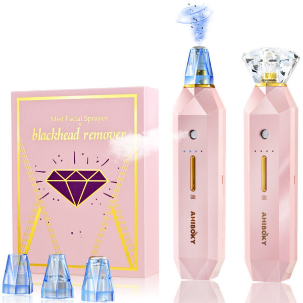 2-IN-1 Blackhead Remover Vacuum Pore Cleaner Acne Remover Mist Facial Sprayer Skin Mouisture Nose Face Deep Cleansing Skin Care - Image 3