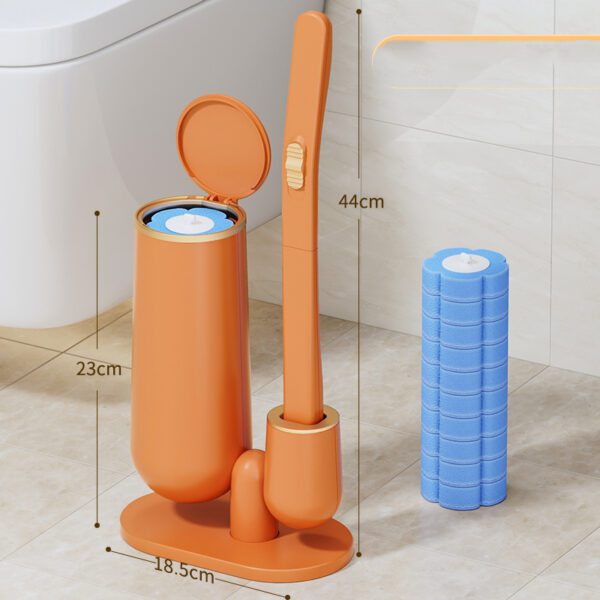 Disposable Toilet Brush No Dead Corner Toilet Brush Disposable Household Toilet - Image 2