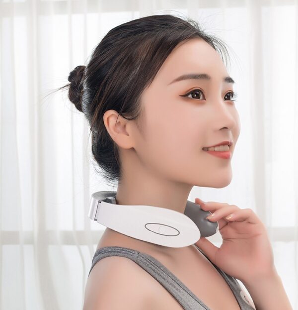 Neck Massager Head Relax Muscle Vibration Massage USB Charging Electric Therapy Cervical Relief Pain Health Care Tool - Image 4