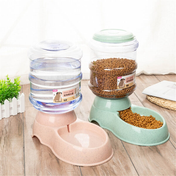 Automatic Pet Feeder Cat Drinker Water Feeding Dog Bowl Cat Bowl Food Storage Bucket Combination - Image 5