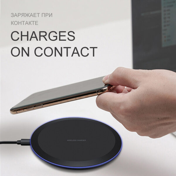 10W 5W USB Fast Wireless Phone Charger - Image 3