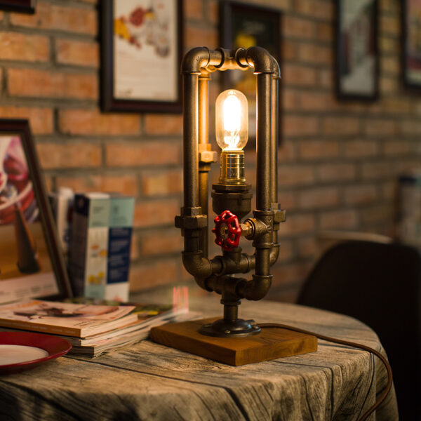American Industrial Style Creative Desk Lamp Retro Edison Light Bulb - Image 5