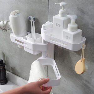 Versatile 3-Tier Modern Plastic Storage Organizer for Home Use