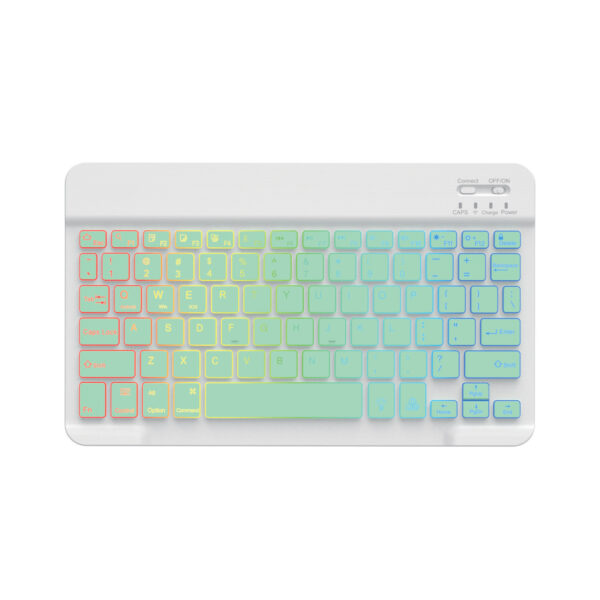 Backlit Bluetooth Keyboard Tablet 10-inch Colorful Light - Image 10