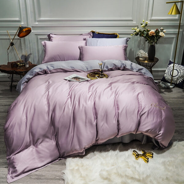 Four-piece solid color wide side - Image 9