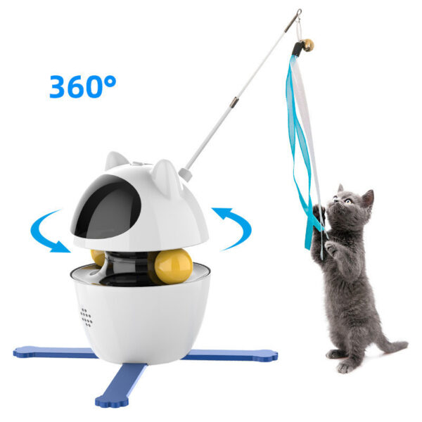 New Cat Toy Automatic Smart Cat Stick Spill Ball Set - Image 5