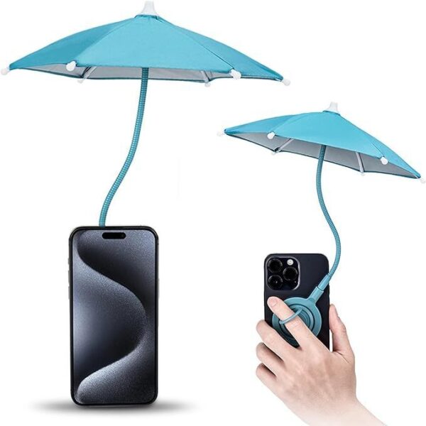 Mini Mobile Phone Anti-glare Motorcycle Umbrella - Image 8
