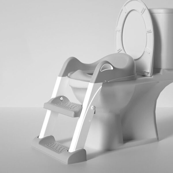 Stair-type Male And Female Baby Ladder Folding Rack Ring Cushion Child Toilet - Image 2