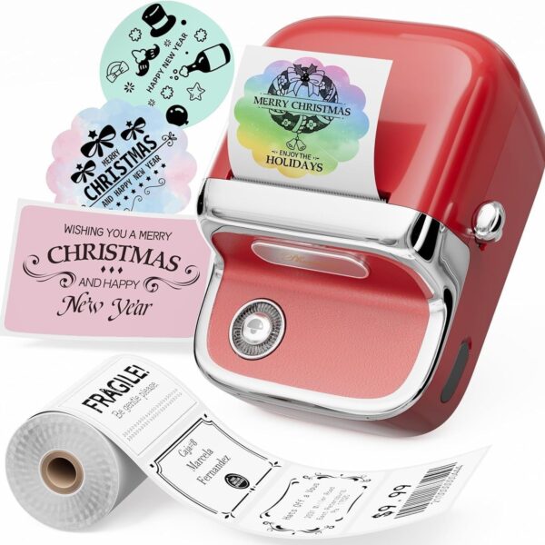Portable Handheld Bluetooth Barcode Thermal Label Printer - Image 3