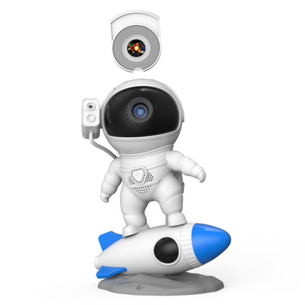 Rocket Astronaut Galaxy Starry Sky Projector Lamp Desktop - Image 5