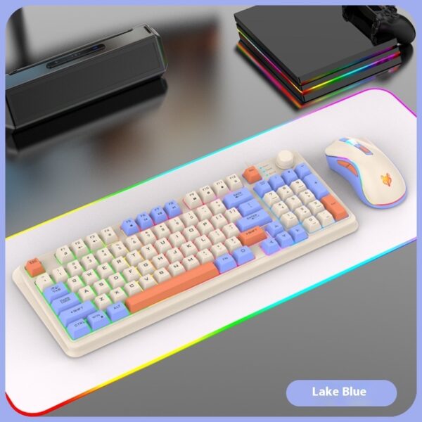 Combination Of Three Color Luminous K82 Gaming Wired Keyboard - Image 8