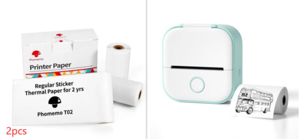 Mini Pocket Small Portable Bluetooth Cell Phone Label Thermal Printer - Image 5