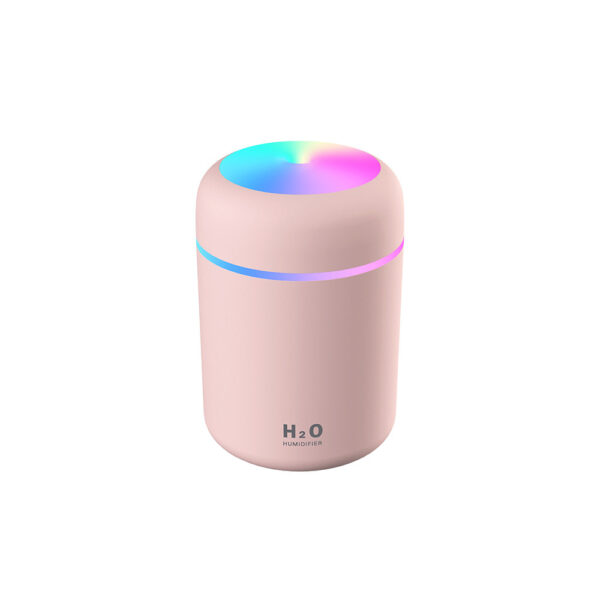 Cool Mist Humidifier, 300ml Mini Portable Humidifier With Multicolor LED Night Light, 2 Mist Mode And Auto Shut-Off, Personal Desktop Aroma Diffuser For Home Office - Image 3