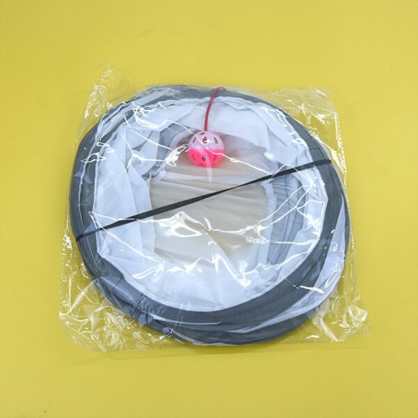 White Cat Tunnel Rolling Dragon Pet Toy Supplies - Image 4