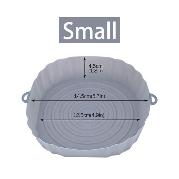 Air Fryer Oven Baking Pan Fried Chicken Basket Rubber Pad - Image 5