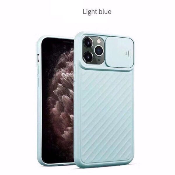 Compatible With  , Slide Camera Lens Protector Phone Case Soft Silicone Cover Matte Back Cover - Image 9
