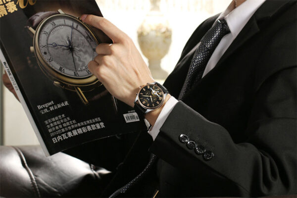 Automatic Hollow Tourbillon Mechanical Watch Men - Image 2