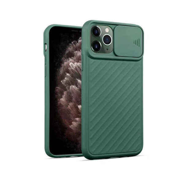 Compatible With  , Slide Camera Lens Protector Phone Case Soft Silicone Cover Matte Back Cover - Image 2