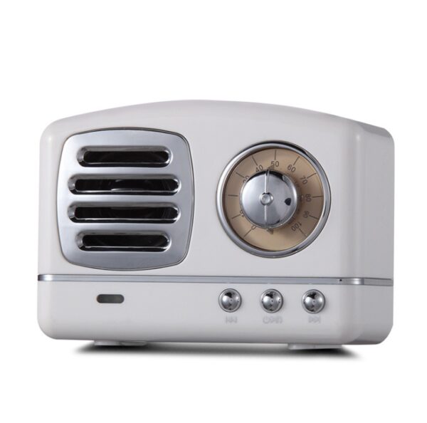Retro Knob Wireless Bluetooth Speaker U Disk Card Radio Portable Multi-color Bluetooth Audio - Image 6