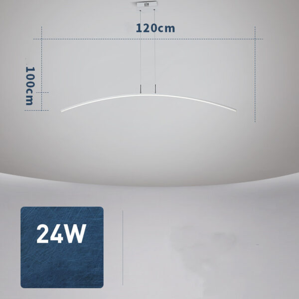 Dining Room Chandelier Led Long Dining Table Simple - Image 7