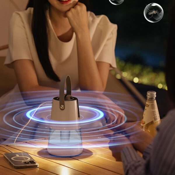 Projection Mosquito Repellent Night Light Dual Purpose Portable Outdoor Mosquito Killer Lamp - Image 2