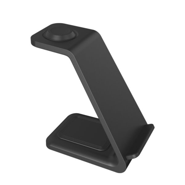 3-in-1 Multi-functional Upright Mobile Phone Holder Dual Coil Wireless Charger - Image 9