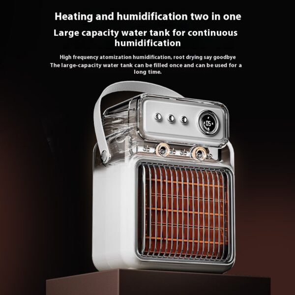 1200W 2 In 1 Efficient Room Heater Humidifying Table Heater Overheating Protections Heater Indoor Heater Suitable For Offices - Image 7