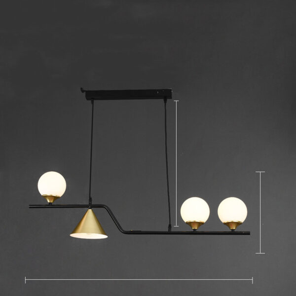 Nordic Dining Table Lamp Three Head Hall - Image 6