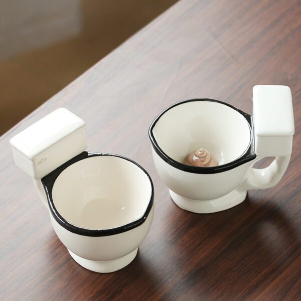 Quirky Toilet Mug - Fun Coffee Cup with Comfortable Grip - Image 4