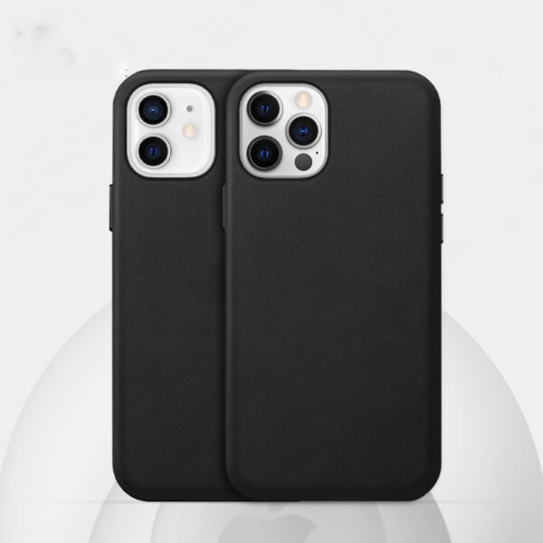 Real Cowhide Phone Case Leather Animation Magnetic Vibration - Image 4