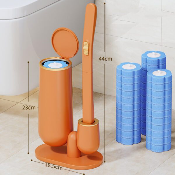 Disposable Toilet Brush No Dead Corner Toilet Brush Disposable Household Toilet - Image 4