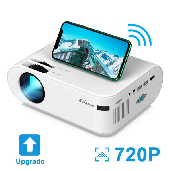 720p Portable Smart Projector P62 Supports Home Office HD Projector - Image 4