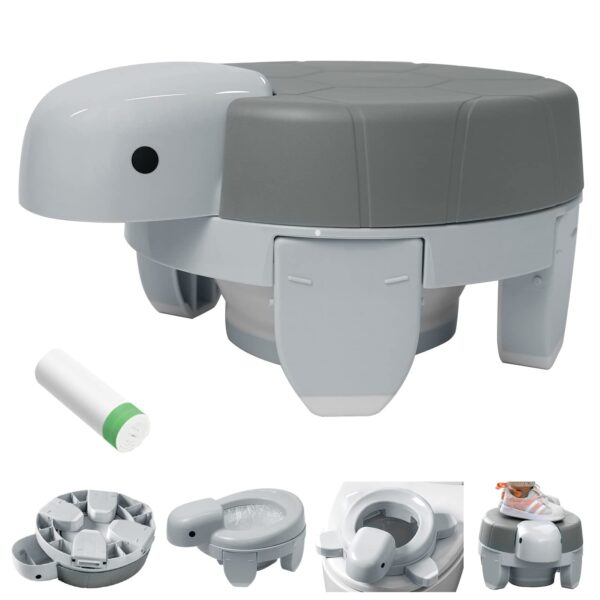 Children's Training Toilet Baby Urinal Portable Folding Travel Outing Baby Travel Potty - Image 2