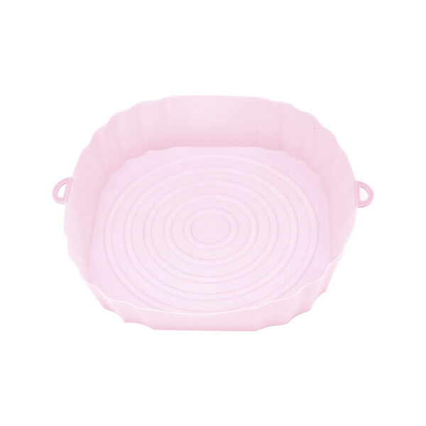 Air Fryer Silicone Basket Silicone Mold Airfryer Oven Baking Tray Pizza Fried Chicken Basket Reusable Pan Liner Accessories - Image 4