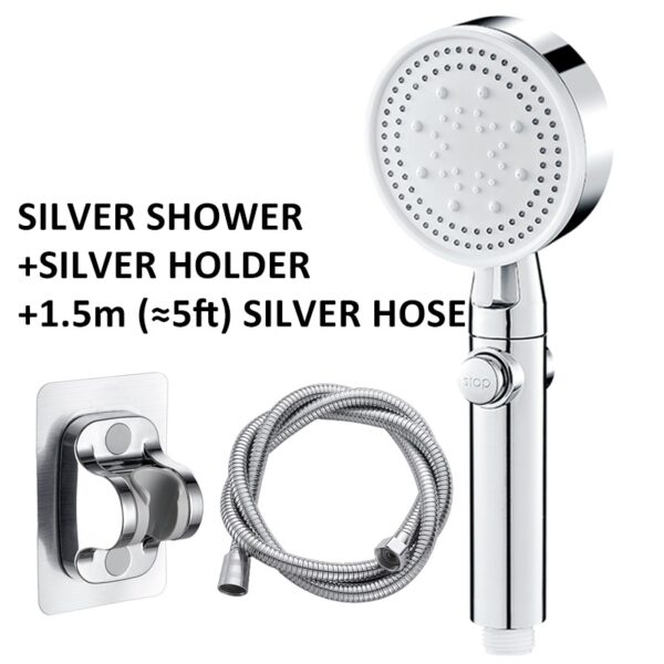Shower Bath Shower Head Pressurized Large Water Output - Image 6