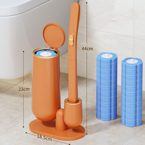 Disposable Toilet Brush No Dead Corner Toilet Brush Disposable Household Toilet - Image 3